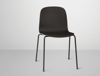 Visu Chair with Wood Seat & Tube Base by Mika Tolvanen for Muuto  image