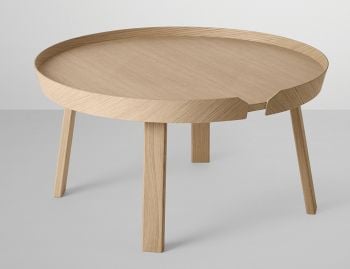 Oak Around Coffee Table Large by Thomas Bentzen for Muuto image