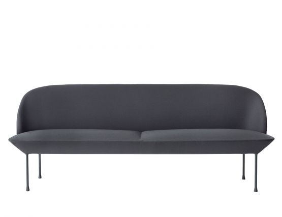 Oslo 3seater Darkgrey