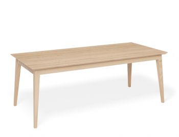 Natural Jutland Solid European Oak Extendable 200cm to 260cm Dining Table by Mads Johansen for TON image