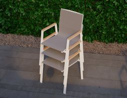 Stack System White Vydel Chair