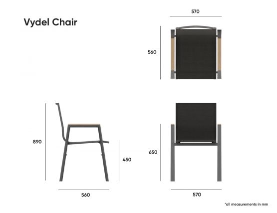 VydelChairDimensions