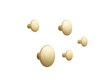 The Dots Brass Metal (Set of 5) by Lars Tornoe for Muuto image