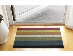 Chilewich Shag Skinny Stripe Multi Door