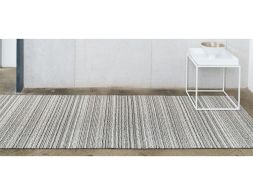 Chilewich Shag Skinny Stripe Birch Runner