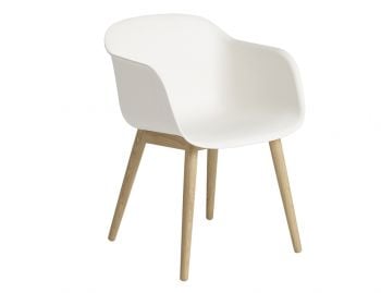 Fiber Armchair with Wood Base by Iskos Berlin for Muuto image