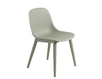 Fiber Side Chair with Wood Base by Iskos Berlin for Muuto image