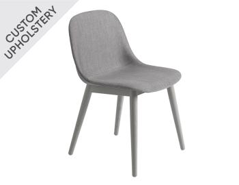 Fiber Side Chair Upholstered with Wood Base by Iskos Berlin for Muuto image