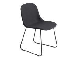 Fiber Chair Upholstered Fabric Sled
