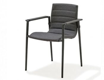 Core Grey Outdoor Armchair by Foersom & Hiort-Lorenzen for Cane-line image