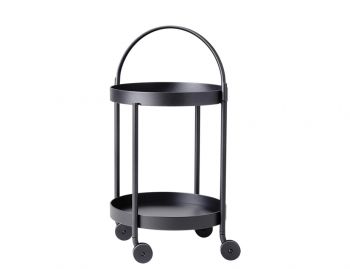 Roll Trolley in Black by Welling/Ludvik for Cane-line image