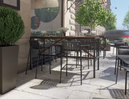 L 3 Cape High Bar Table Charcoal 1