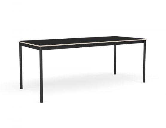 Base Table Black Plywood 190 80