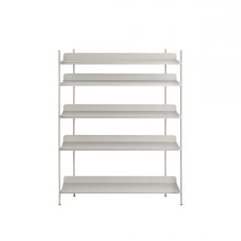 Compile Shelving System in Grey by Cecilie Manz for Muuto image