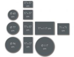 Fermob Bistro Table Square 71 Sizes