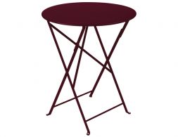 Bistro Table Round 60 Black Cherry