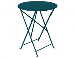 C125034001 Bistro Table Round Acapulco Blue