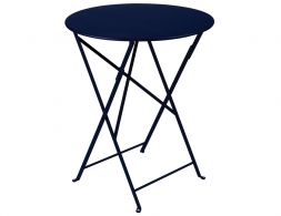 C125034012 Bistro Table Round 60 Deep Blue