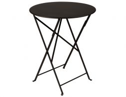 C125034018 Bistro Table Round Liquorice