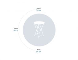 Fermob Bistro Table Roundspecs