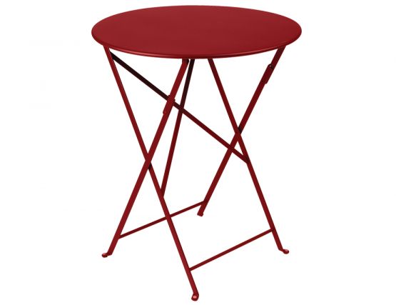 C125034010 Bistro Table Round 60 Chili