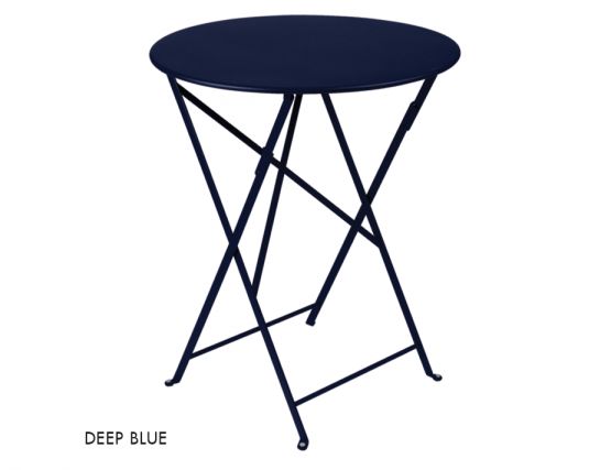 Fermob Bistro Table RoundDBlue
