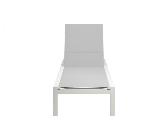 P 4 Alvor Sunlounge White