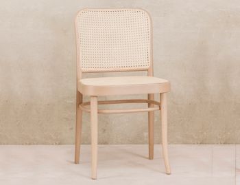 811 Hoffmann Natural Dining Chair with Cane Seat and Cane Backrest by TON image
