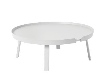 White Around Coffee Table XL by Bentzen for Muuto image