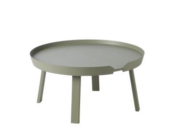 Dusty Green Around Coffee Table Large by Bentzen for Muuto image