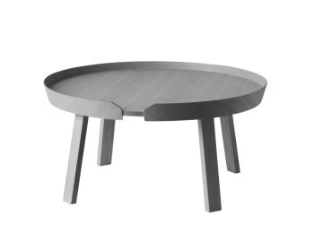 Dark Grey Around Coffee Table Large by Bentzen for Muuto image