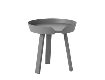 Dark Grey Around Coffee Table Small by Thomas Bentzen for Muuto image