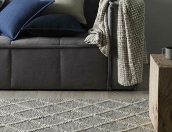 Mitre Wool Rug Basalt image