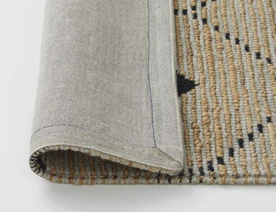 Floor Rug Wool And Jute Sandstorm