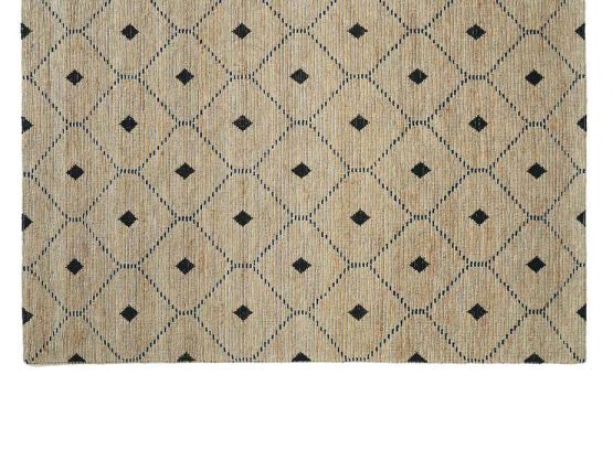 Twisted Jute And Wool Loop Pile Rug Sandstorm