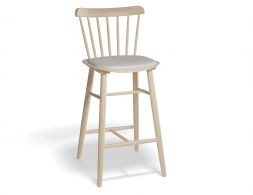 Ironica Kitchenstool 66cm Pad Beechnatural Fargo701