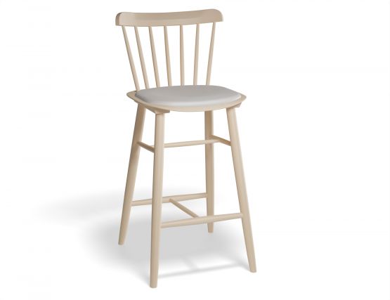 Ironica Kitchenstool 66cm Pad Beechnatural Fargo701