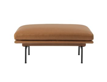 Outline Leather Pouf by Anderssen & Voll Muuto image