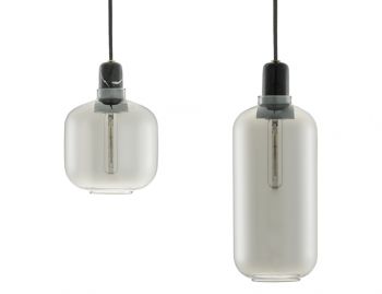 Amp Pendant Lamp Smoke by Simon Legald for Normann Copenhagen image