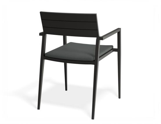 P 2 Halki Chaircushion Charcoal Darkgrey
