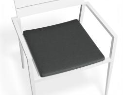 P 5 Halki Chaircushion White Darkgrey