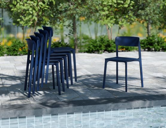 Navy blue outdoor chairs 2025