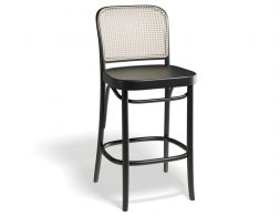 811 Stool Natural Wood Seatblack