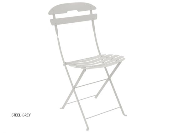 Steel Grey Fermob La Mome Chair