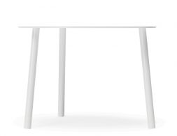 Aluminum Side Table White Outdoor