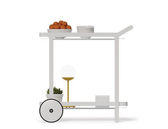 Outdoorfurniturebarwhitetrolley