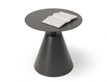 Corvo Outdoor Side Table Matt Charcoal by Bent Design image