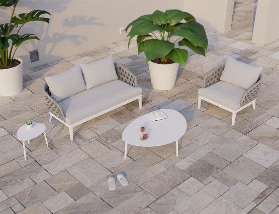 Alma High Angle White Set Relax Modern