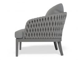 Cushion Grey Charcoal Alma