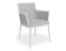 Siano White Aluminium Frame Modern